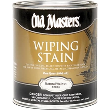 Gizmo 12804 Natural Walnut Wiping 240 Voc Stain - 1 Quart GI3568220